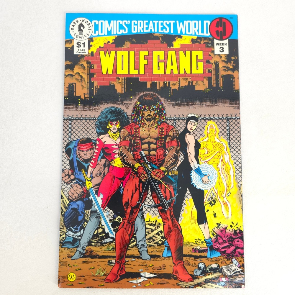 Comics' Greatest World Wolf Gang Week 3 Dark Horse 1993 Superhero Team Comic